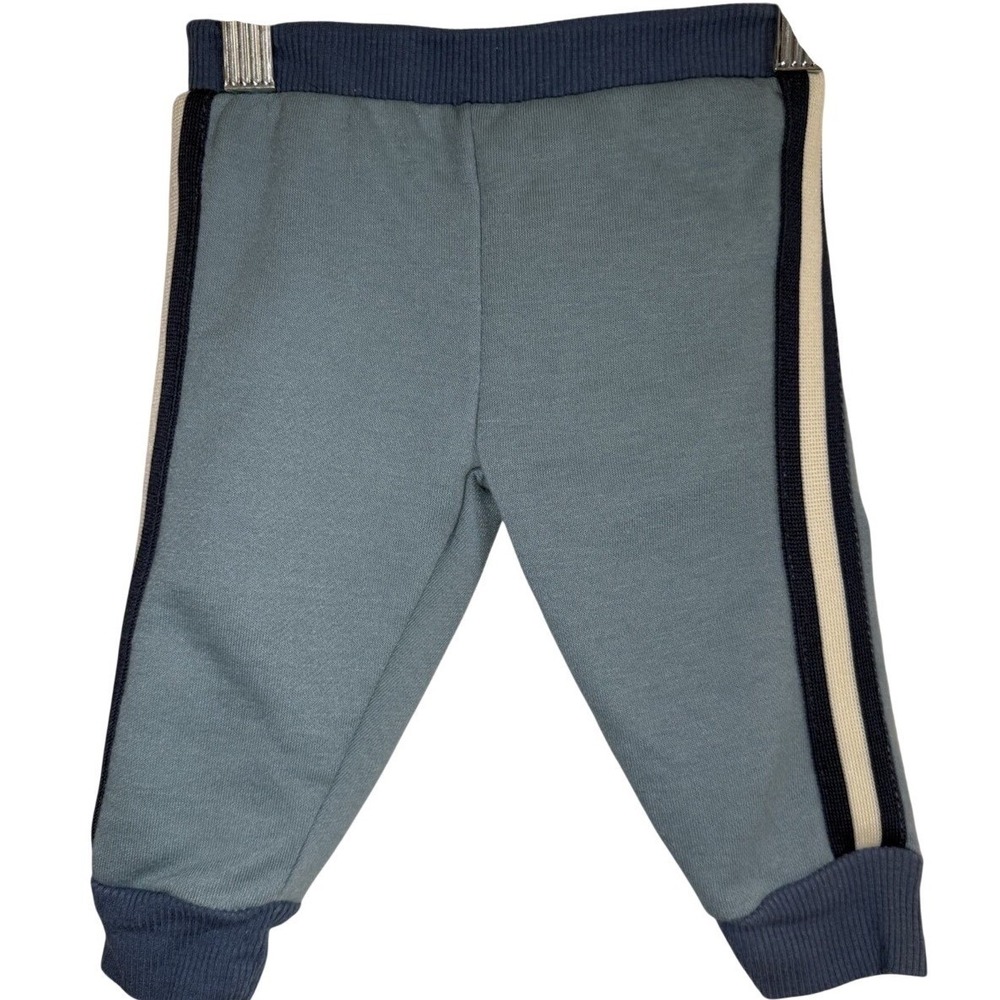 Tahari Baby Blue‎ Track Pants Joggers Side Stripe 6-9 M Sporty Playwear Active